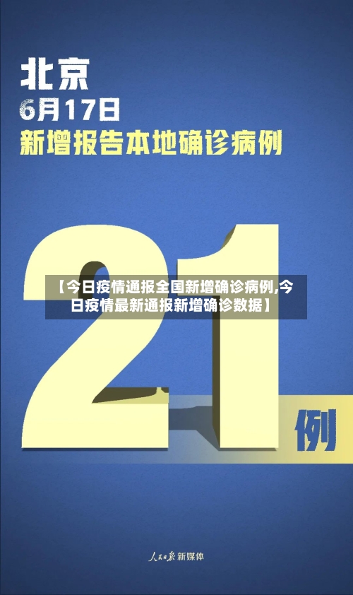 【今日疫情通报全国新增确诊病例,今日疫情最新通报新增确诊数据】