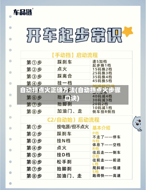 自动挡点火正确方法(自动挡点火步骤口诀)