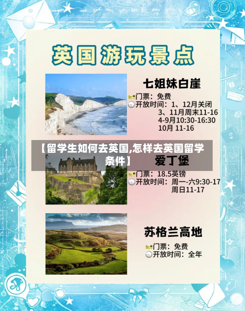 【留学生如何去英国,怎样去英国留学条件】