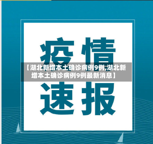 【湖北新增本土确诊病例9例,湖北新增本土确诊病例9例最新消息】