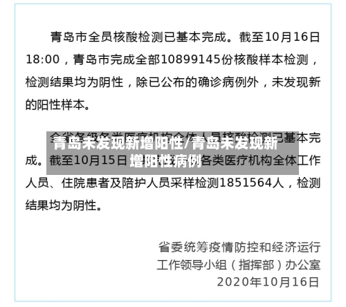 青岛未发现新增阳性/青岛未发现新增阳性病例-第2张图片