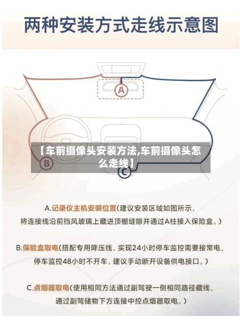 【车前摄像头安装方法,车前摄像头怎么走线】