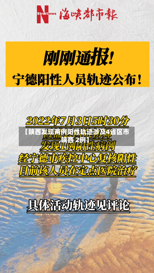 【陕西发现两例阳性轨迹涉及4省区市,陕西 2例】