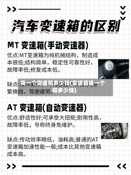 换一个变速箱多少钱(变速箱换一个得多少钱)-第2张图片