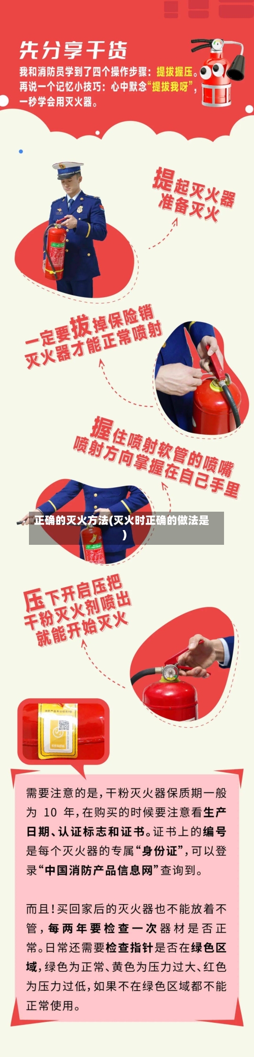 正确的灭火方法(灭火时正确的做法是)-第2张图片