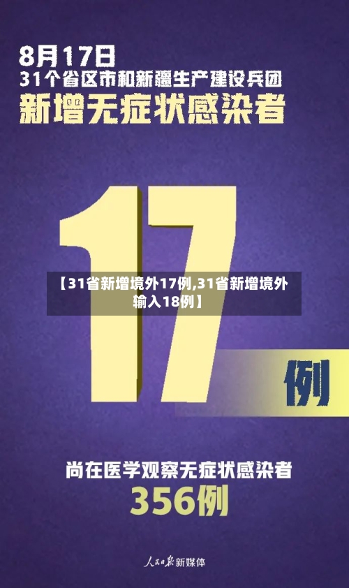 【31省新增境外17例,31省新增境外输入18例】