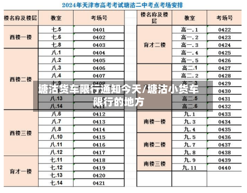 塘沽货车限行通知今天/塘沽小货车限行的地方