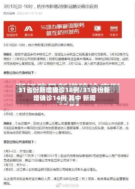 31省份新增确诊18例/31省份新增确诊14例 其中 新闻
