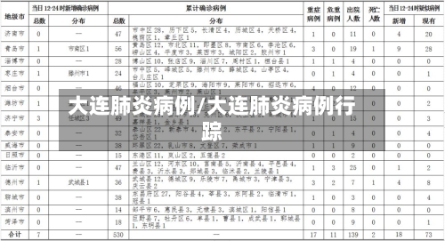 大连肺炎病例/大连肺炎病例行踪-第2张图片