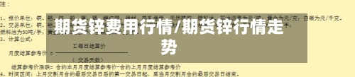 期货锌费用行情/期货锌行情走势-第3张图片