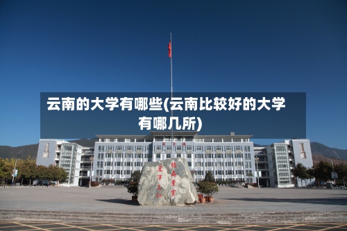 云南的大学有哪些(云南比较好的大学有哪几所)-第2张图片