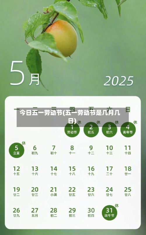 今日五一劳动节(五一劳动节是几月几日)