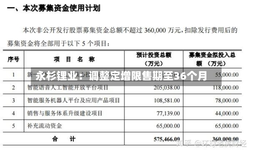 永杉锂业：调整定增限售期至36个月-第3张图片