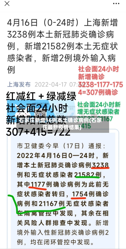 石家庄新增16例本土确诊病例(石家庄最新疫情结果)