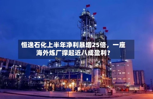 恒逸石化上半年净利暴增25倍，一座海外炼厂撑起近八成盈利？-第1张图片