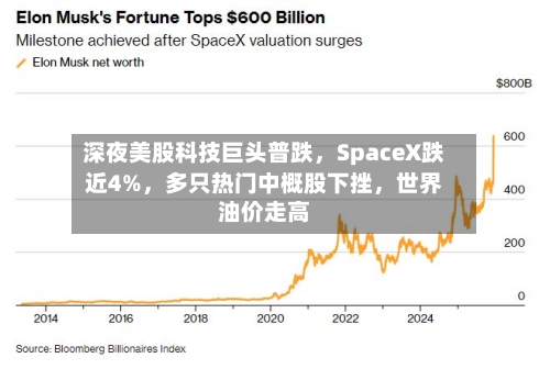 深夜美股科技巨头普跌，SpaceX跌近4%	，多只热门中概股下挫，世界油价走高-第2张图片