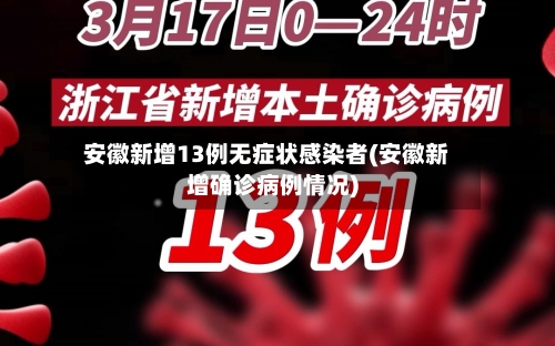 安徽新增13例无症状感染者(安徽新增确诊病例情况)-第2张图片