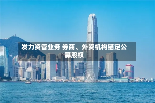 发力资管业务 券商、外资机构锚定公募股权-第3张图片