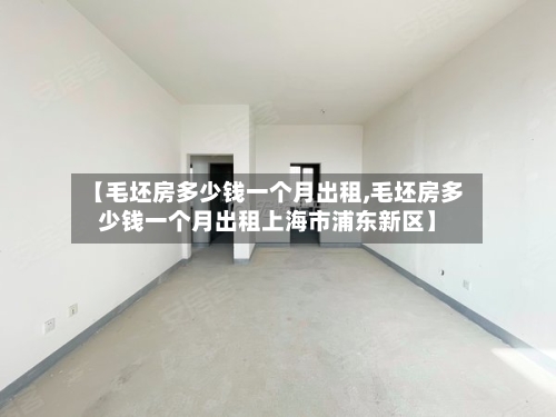【毛坯房多少钱一个月出租,毛坯房多少钱一个月出租上海市浦东新区】-第1张图片