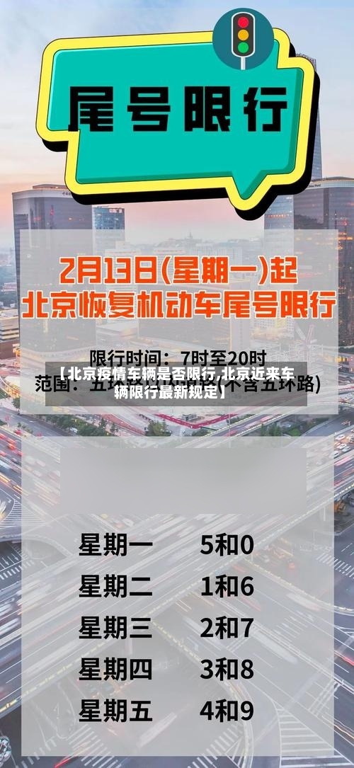【北京疫情车辆是否限行,北京近来车辆限行最新规定】-第3张图片