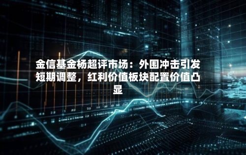 金信基金杨超评市场：外围冲击引发短期调整	，红利价值板块配置价值凸显-第1张图片