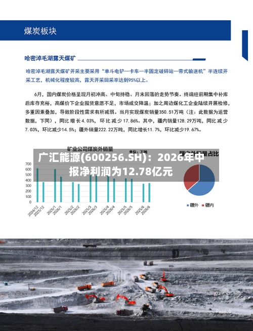 广汇能源(600256.SH):2026年中报净利润为12.78亿元-第2张图片